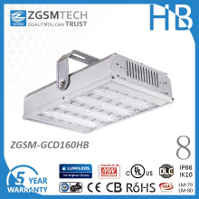 160W 347V 480V impermeável e à prova de choque LED alta Bay luz